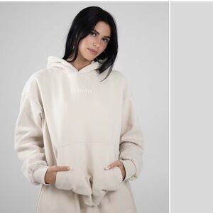 Comfort Oversized Hoodie in Cream